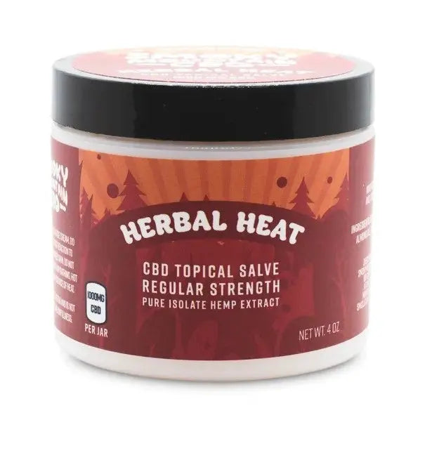 SMC Herbal Heat Pain Salve Smoky Mountain CBD