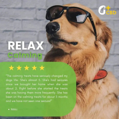 CBD for Pets RELAX Calming Plus - Bag | 24 Chews Green Gruff