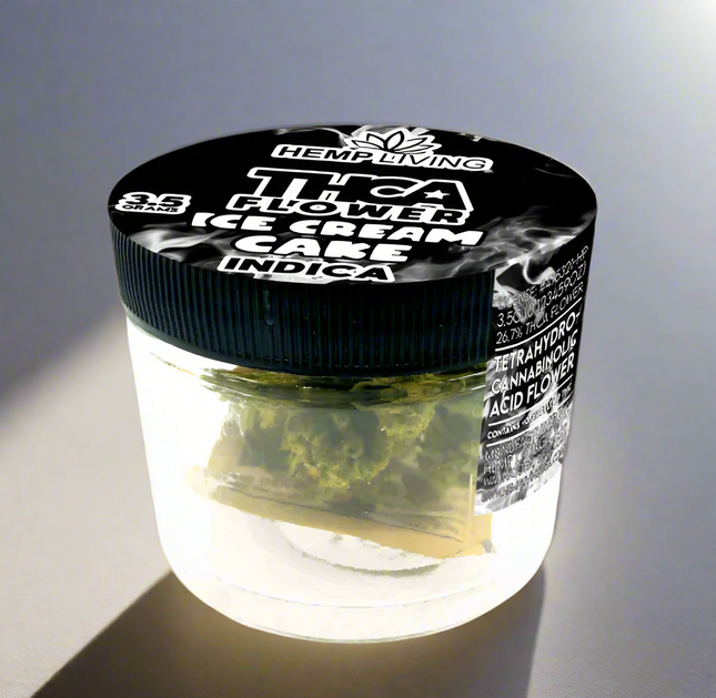 THCA Flower - Ice Cream Cake - 3.5g Jar - Ocoee Botanicals