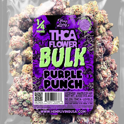 THCA - BULK - Purple Punch Hemp Living