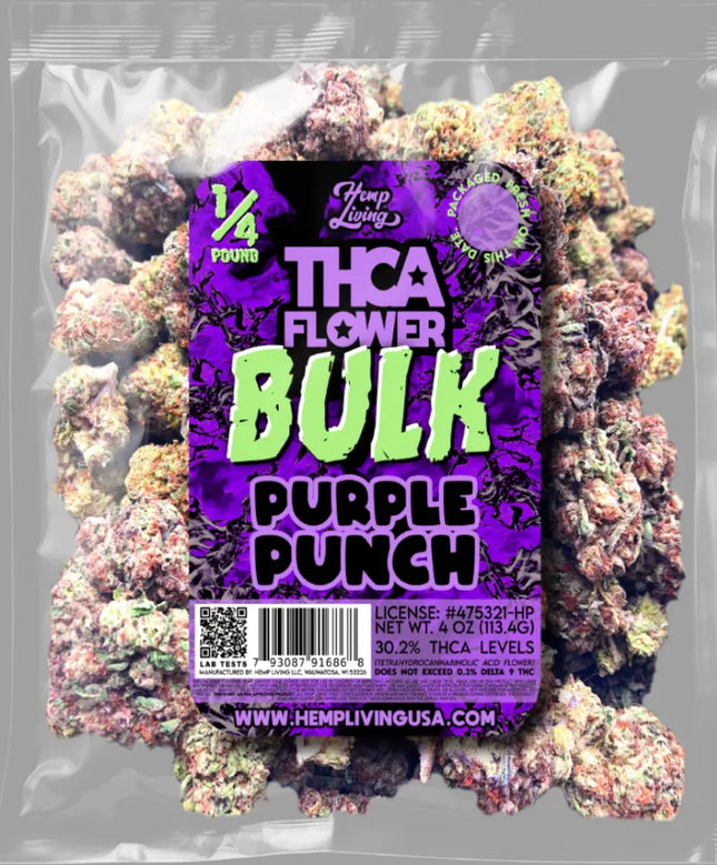 THCA - BULK - Purple Punch Hemp Living