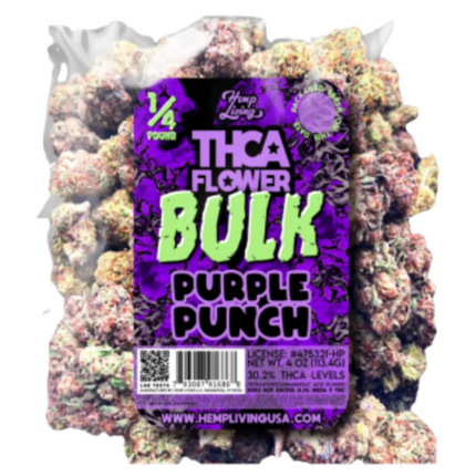 THCA - BULK - Purple Punch Hemp Living