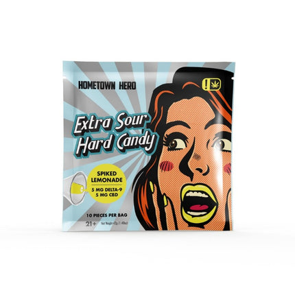 5mg THC Sour Hard Candy (10ct) - Hometown Hero