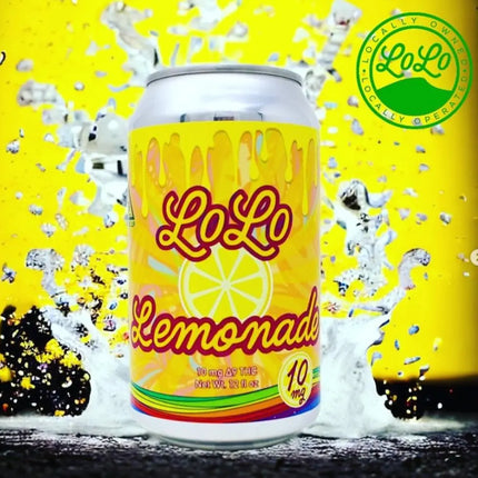 Delta 9 THC LoLo Lemonade - Infused Beverage 10mg  / (Fast Acting) Nano-Infused THC Lemonade LoLo Bars