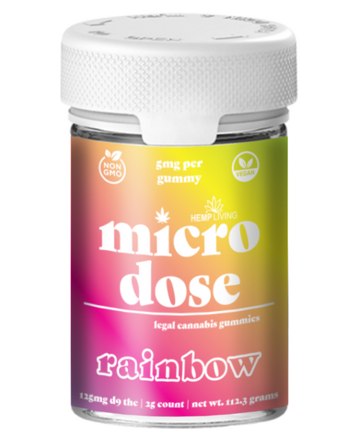 Delta 9 Micro-Dose Gummies – Rainbow