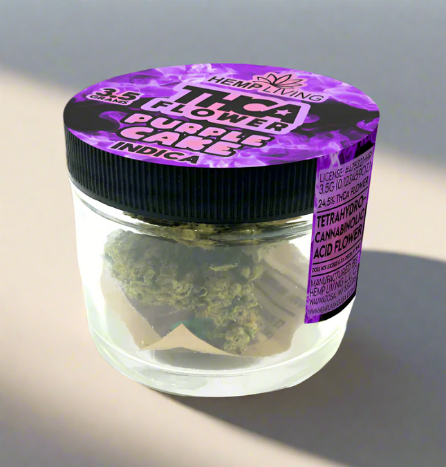 THCA Flower - Purple Cake - 3.5g Jar - Ocoee Botanicals